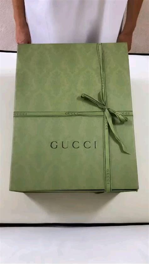 gucci red packaging|Gucci gift wrapping.